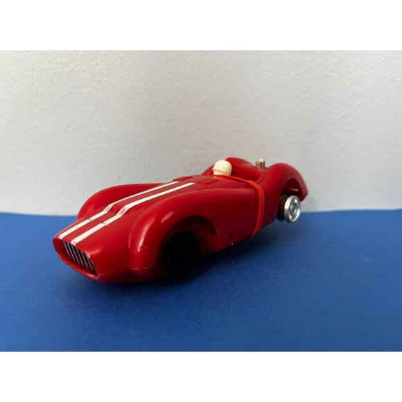 Vintage 1961 Eldon Ferrari Grand Prix Slot Car 1/32 Scale Red - Picture 2 of 10